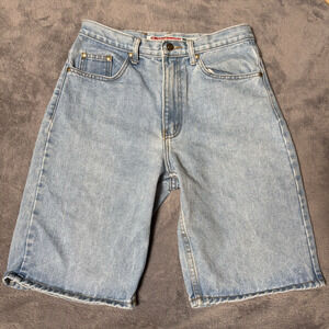 Vintage American Eagle Denim Shorts Men's 30 Made in USA 90s Y2K 28" Waist